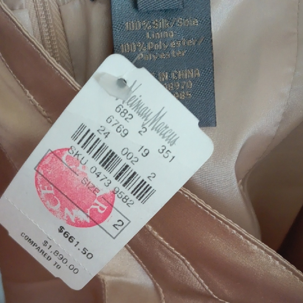 Zac Posen Cream Silk Dress - Picture 3 of 9